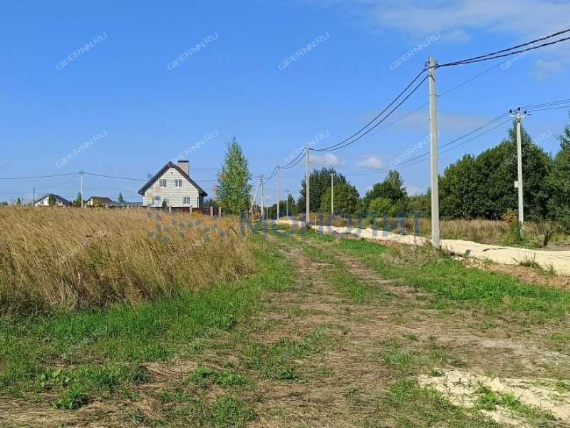 земельный участок 15 соток Радужная улица деревня Бурцево