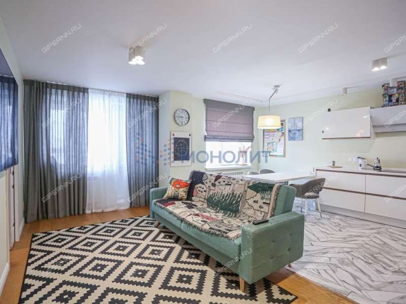 трёхкомнатная квартира на Мещерском бульваре дом 9