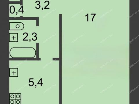 1-komnatnaya-ul-marshala-golovanova-d-73 фото
